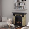 Биокамин в портале Firezo Dublin Венге, Сланец Белый, стандарт фото 3